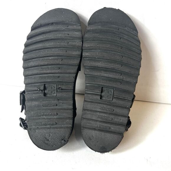 Dr. Martens Womens Voss GLTR Black Chunky Open Toe Buckle Sandals Size 9 Leather - Picture 12 of 12